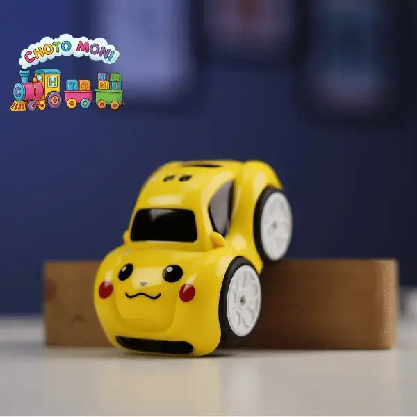 Choto Moni 4-in-1 Smart Sensor Car Toy for Kids | Follow Me, Obstacle Avoid, Line Tracking & Remote Control | Rechargeable Type-C